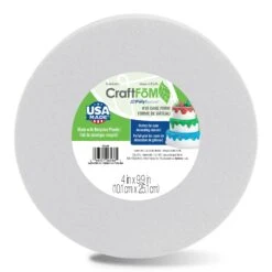 FloraCraft® CraftFōM Round Cake Form White 30 FloraCraft® CraftFōM Round Cake Form White -Handmade Supplies Store 10219979 2