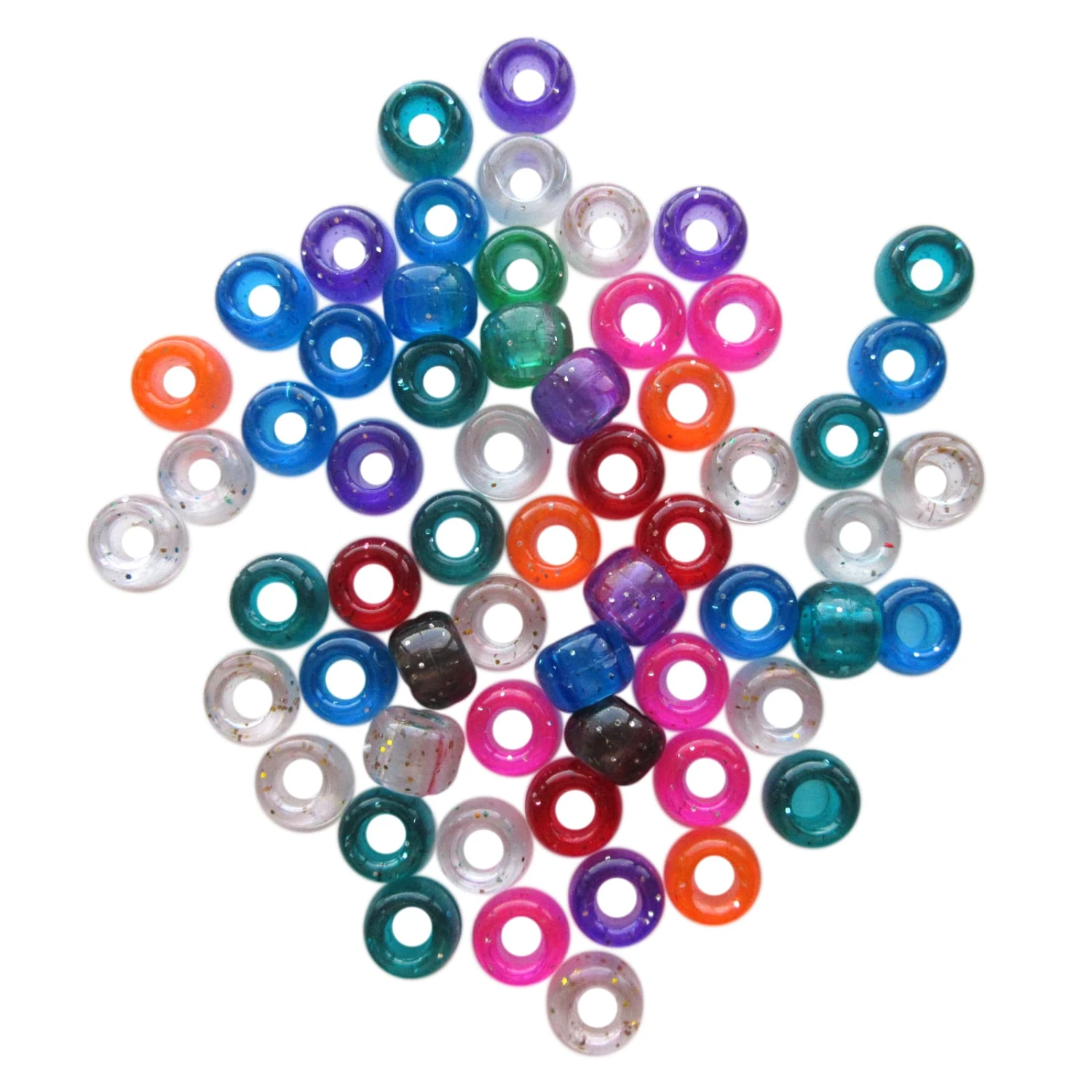1lb. Multicolor Pony Beads By Creatology™, 6mm X 9mm 2 1lb. Multicolor Pony Beads By Creatology™, 6mm X 9mm - Image 2