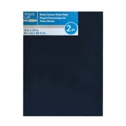 2 Pack Black Canvas Value Pack By Artist's Loft® Necessities™ 21 2 Pack Black Canvas Value Pack By Artist's Loft® Necessities™ -Handmade Supplies Store 10384710 1