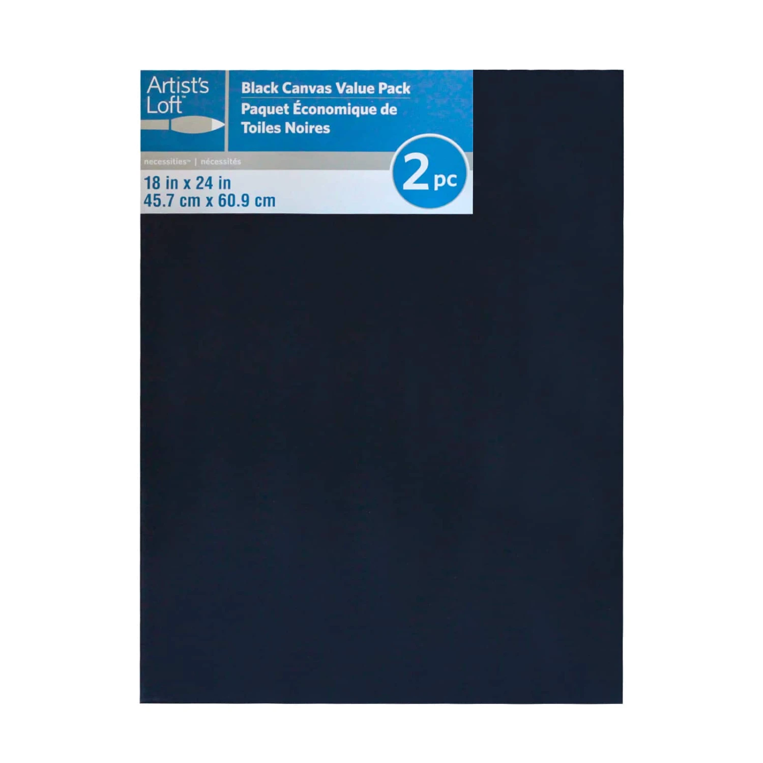 2 Pack Black Canvas Value Pack By Artist's Loft® Necessities™ 4 2 Pack Black Canvas Value Pack By Artist's Loft® Necessities™ - Image 4