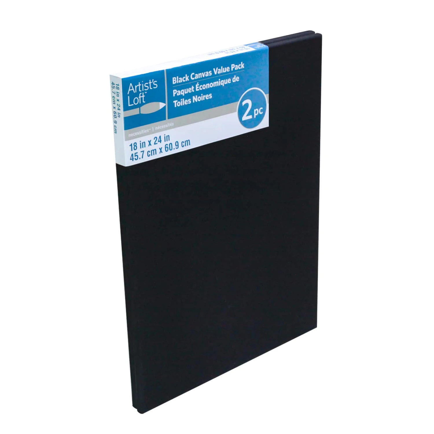 2 Pack Black Canvas Value Pack By Artist's Loft® Necessities™ 2 2 Pack Black Canvas Value Pack By Artist's Loft® Necessities™ - Image 2