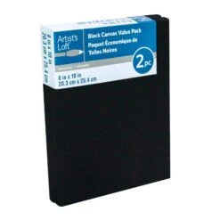 2 Pack Black Canvas Value Pack By Artist's Loft® Necessities™ 31 2 Pack Black Canvas Value Pack By Artist's Loft® Necessities™ -Handmade Supplies Store 10385154 3