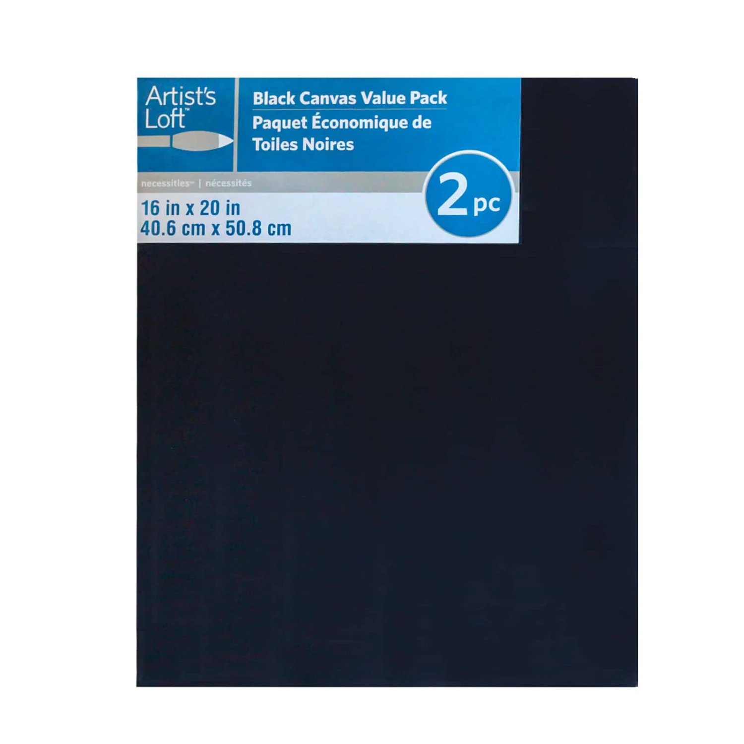 2 Pack Black Canvas Value Pack By Artist's Loft® Necessities™ 15 2 Pack Black Canvas Value Pack By Artist's Loft® Necessities™ - Image 15