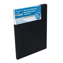 2 Pack Black Canvas Value Pack By Artist's Loft® Necessities™ 33 2 Pack Black Canvas Value Pack By Artist's Loft® Necessities™ -Handmade Supplies Store 10385157 3
