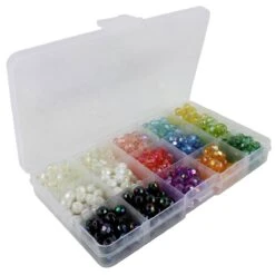 Bead Landing™ Faceted Aurora Borealis Crafting Beads Box -Handmade Supplies Store 10392609 2