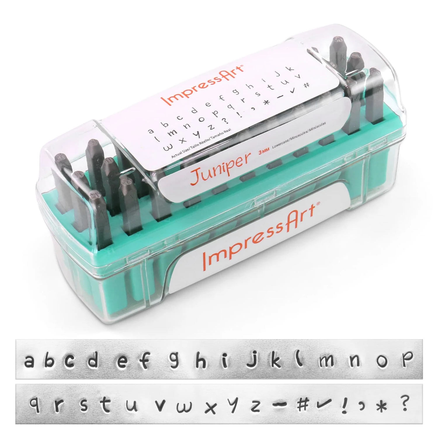 ImpressArt® Juniper Letter Stamps Set, Lowercase 1 ImpressArt® Juniper Letter Stamps Set, Lowercase