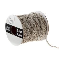 9.4 Yd. Rhodium Chain Spool By Bead Landing™