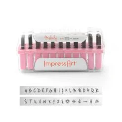 ImpressArt® Melody™ Mid-Range Metal Stamps, Uppercase Letters -Handmade Supplies Store 10505635