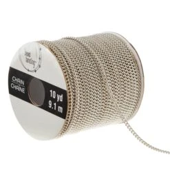 Rhodium Mini Curb Chain Spool By Bead Landing™