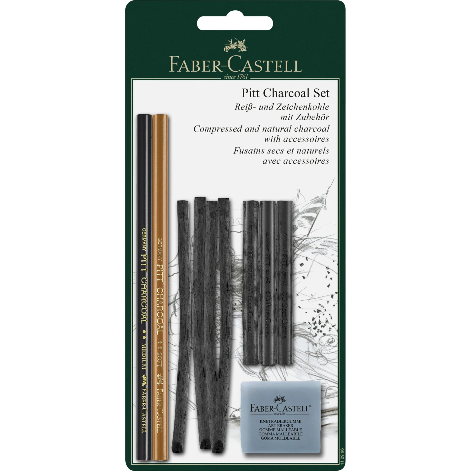 Faber-Castell® PITT® Charcoal Set 1 Faber-Castell® PITT® Charcoal Set