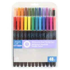 Watercolor 48 Piece Dual-Tip Markers By Artist's Loft™ -Handmade Supplies Store 10514716 5