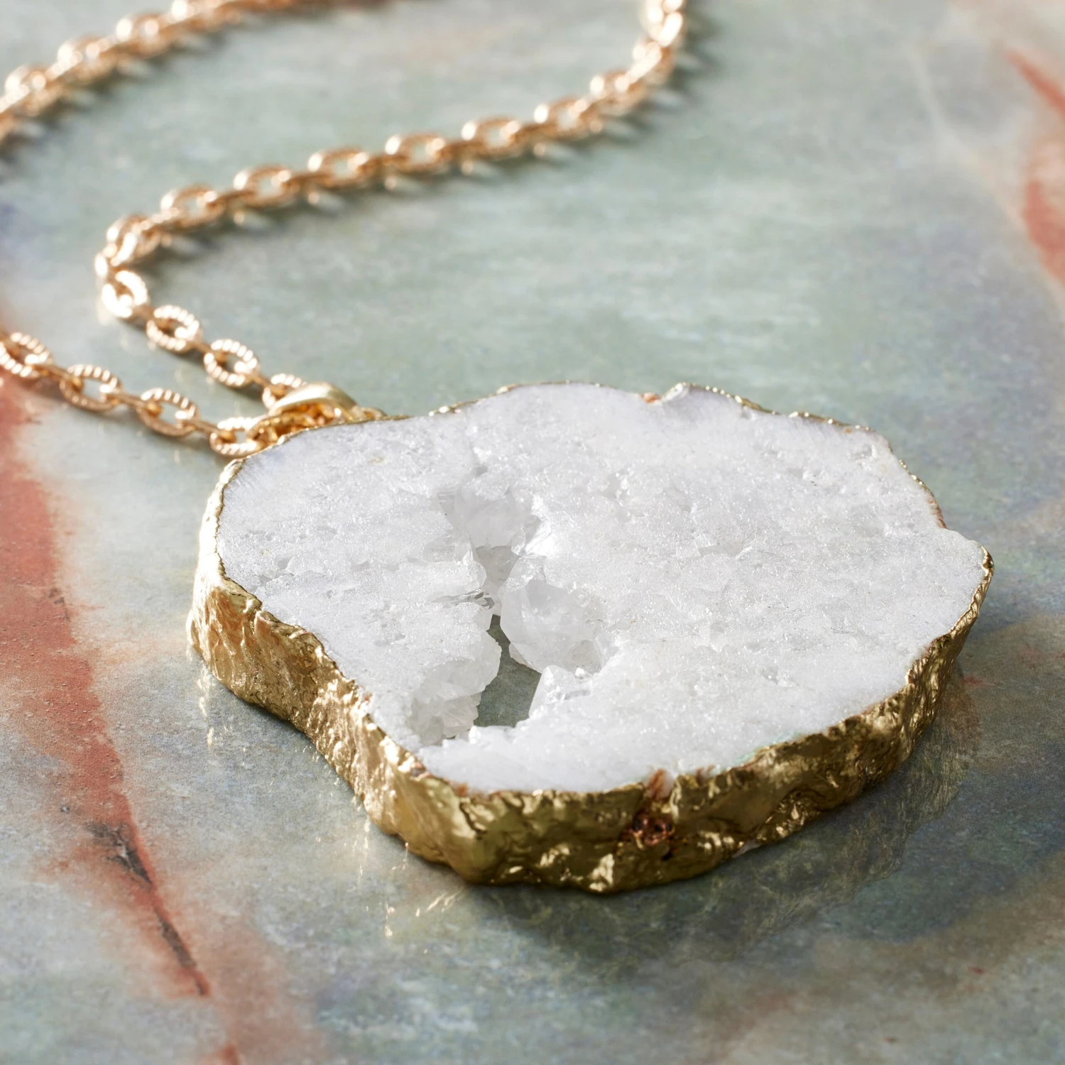 Signature Color Shop White Druzy Quartz Pendant By Bead Landing™ 2 Signature Color Shop White Druzy Quartz Pendant By Bead Landing™ - Image 2