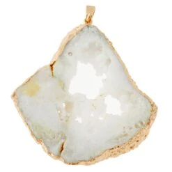 Signature Color Shop White Druzy Quartz Pendant By Bead Landing™