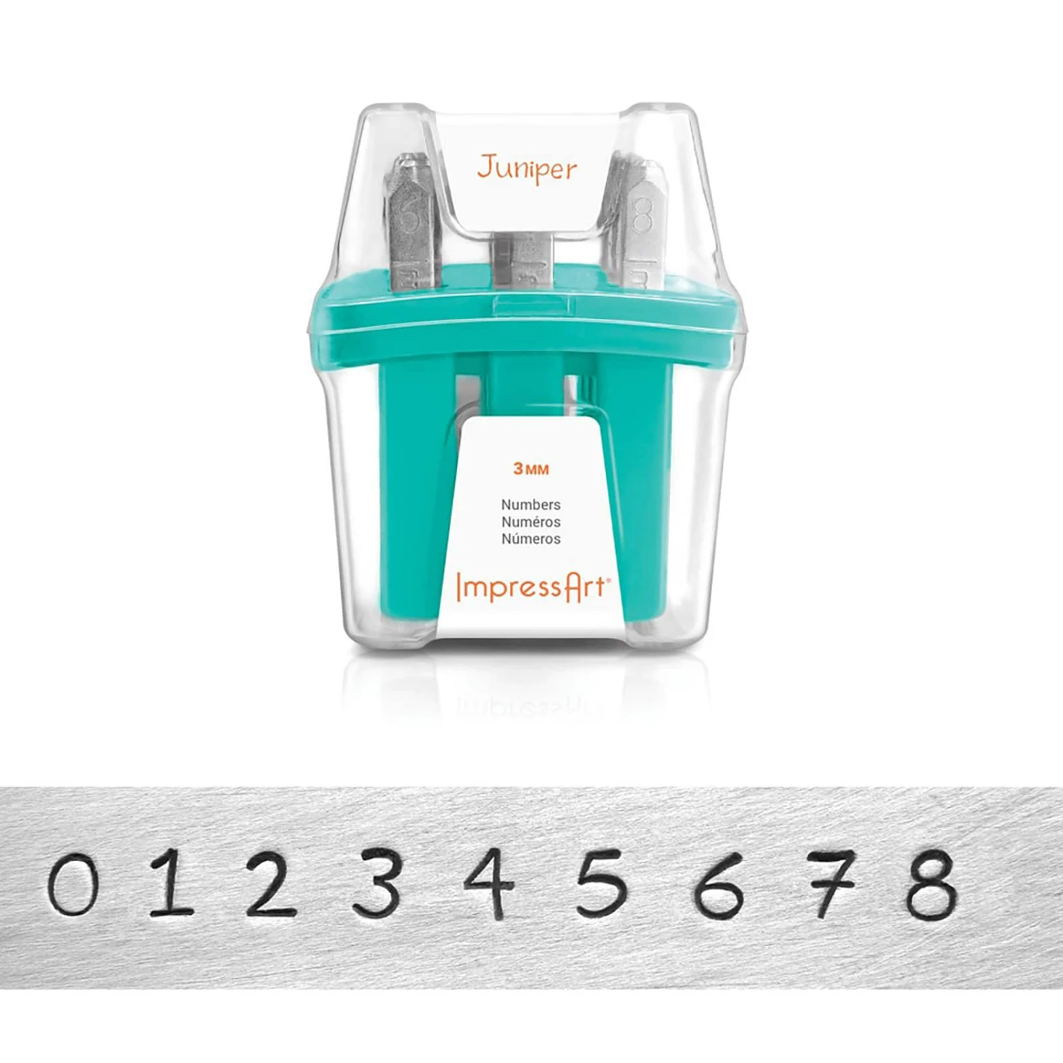 ImpressArt® Juniper Number Metal Stamp Set 1 ImpressArt® Juniper Number Metal Stamp Set