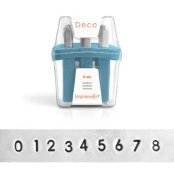 ImpressArt® Deco Number Metal Stamp Set