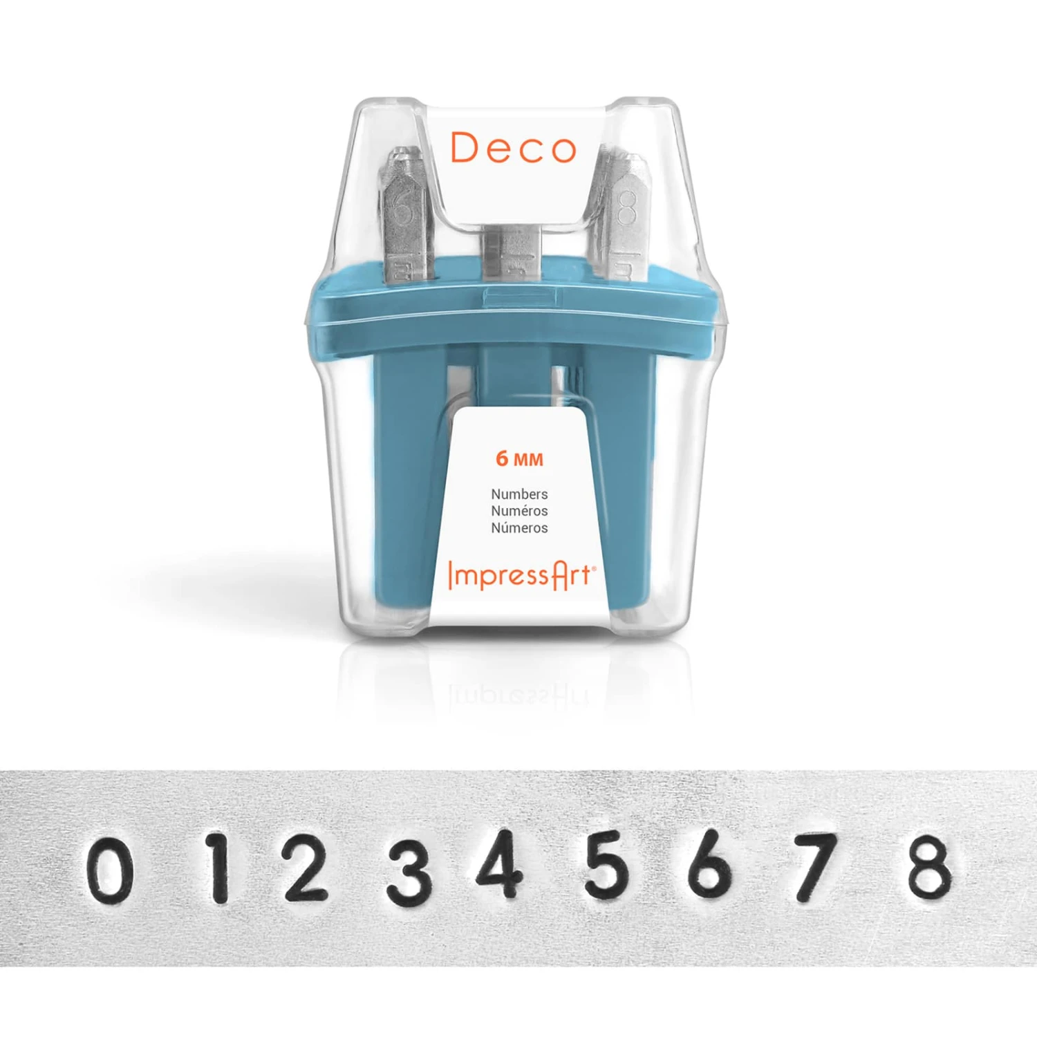 ImpressArt® Deco Number Metal Stamp Set 1 ImpressArt® Deco Number Metal Stamp Set