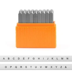 ImpressArt® Uppercase Sans Serif Letter Metal Stamp Set