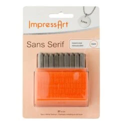 ImpressArt® Lowercase Sans Serif Letter Metal Stamp Set -Handmade Supplies Store 10581340 30