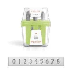 ImpressArt® Arcadia™ Number Metal Stamp Set -Handmade Supplies Store 10581383 2