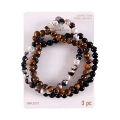 Signature Color Shop Black Agate, Fire Agate & Tiger Eye Bracelets By Bead Landing™ -Handmade Supplies Store 10592402 1