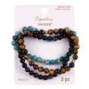6 Packs: 3 Ct. (18 Total) Signature Color Shop Tiger Eye & Jasper Bracelets By Bead Landing™