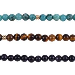 6 Packs: 3 Ct. (18 Total) Signature Color Shop Tiger Eye & Jasper Bracelets By Bead Landing™ -Handmade Supplies Store 10592637 2 1