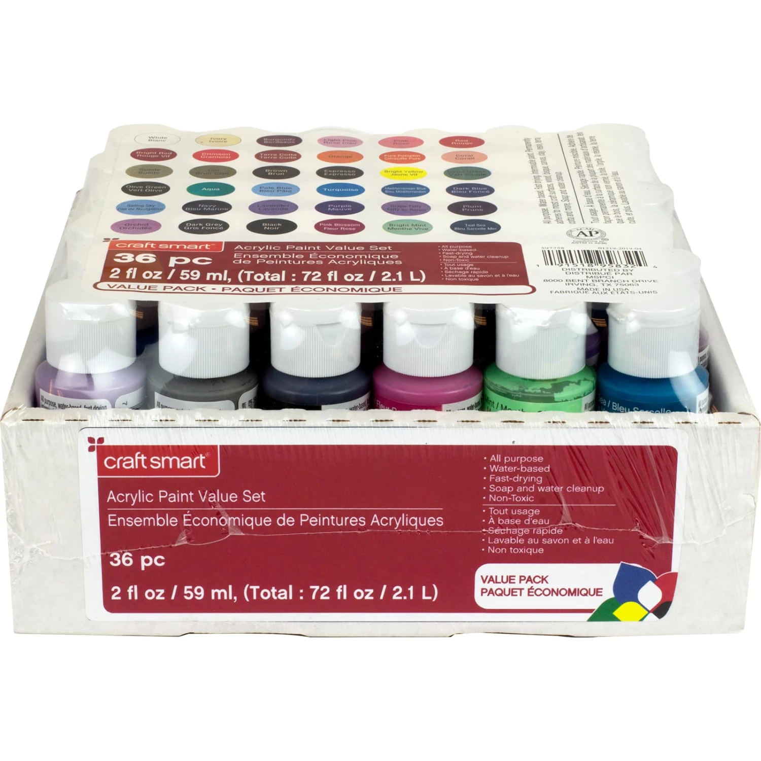 36 Color Acrylic Paint Value Set By Craft Smart® 4 36 Color Acrylic Paint Value Set By Craft Smart® - Image 4