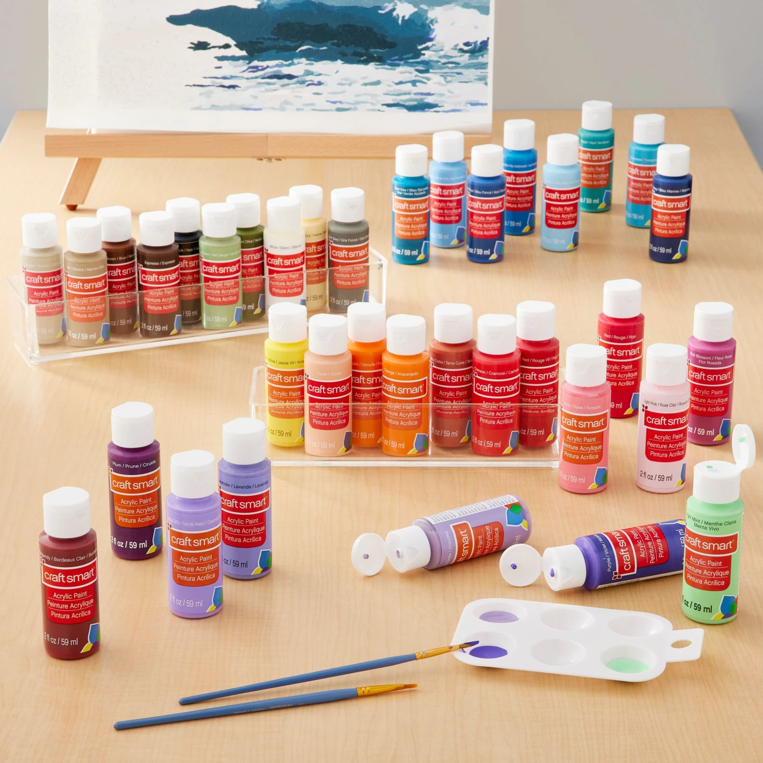 36 Color Acrylic Paint Value Set By Craft Smart® 2 36 Color Acrylic Paint Value Set By Craft Smart® - Image 2
