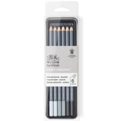 Winsor & Newton™ Studio Collection™ Charcoal Pencil 6 Piece Tin Set