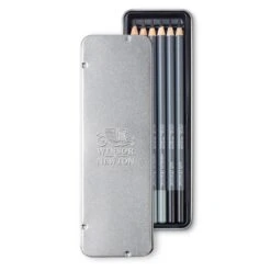 Winsor & Newton™ Studio Collection™ Charcoal Pencil 6 Piece Tin Set -Handmade Supplies Store 10604039 2