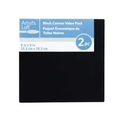 2 Pack Black Canvas Value Pack By Artist's Loft® Necessities™ 24 2 Pack Black Canvas Value Pack By Artist's Loft® Necessities™ -Handmade Supplies Store 10622207 1