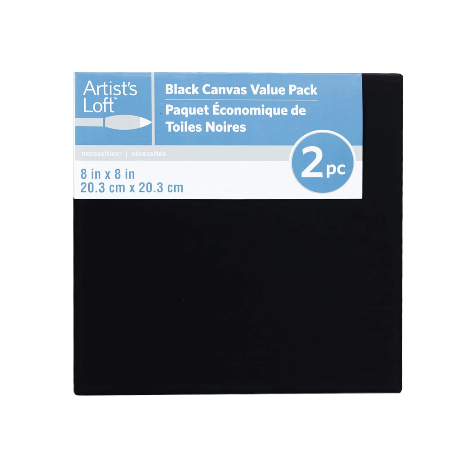 2 Pack Black Canvas Value Pack By Artist's Loft® Necessities™ 7 2 Pack Black Canvas Value Pack By Artist's Loft® Necessities™ - Image 7