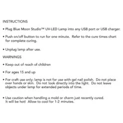 6 Pack: Blue Moon Studio™ UV Resin Craft White Curing USB Lamp -Handmade Supplies Store 10627461 3