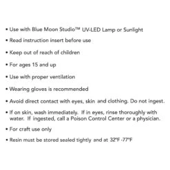 Blue Moon Studio™ UV Resin Craft Hard Type Resin, 2oz. -Handmade Supplies Store 10627463 4