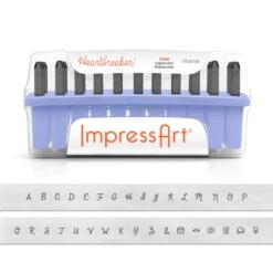 ImpressArt® Heartbreaker™ Uppercase Letter Stamp Set 7 ImpressArt® Heartbreaker™ Uppercase Letter Stamp Set -Handmade Supplies Store 10665655 3