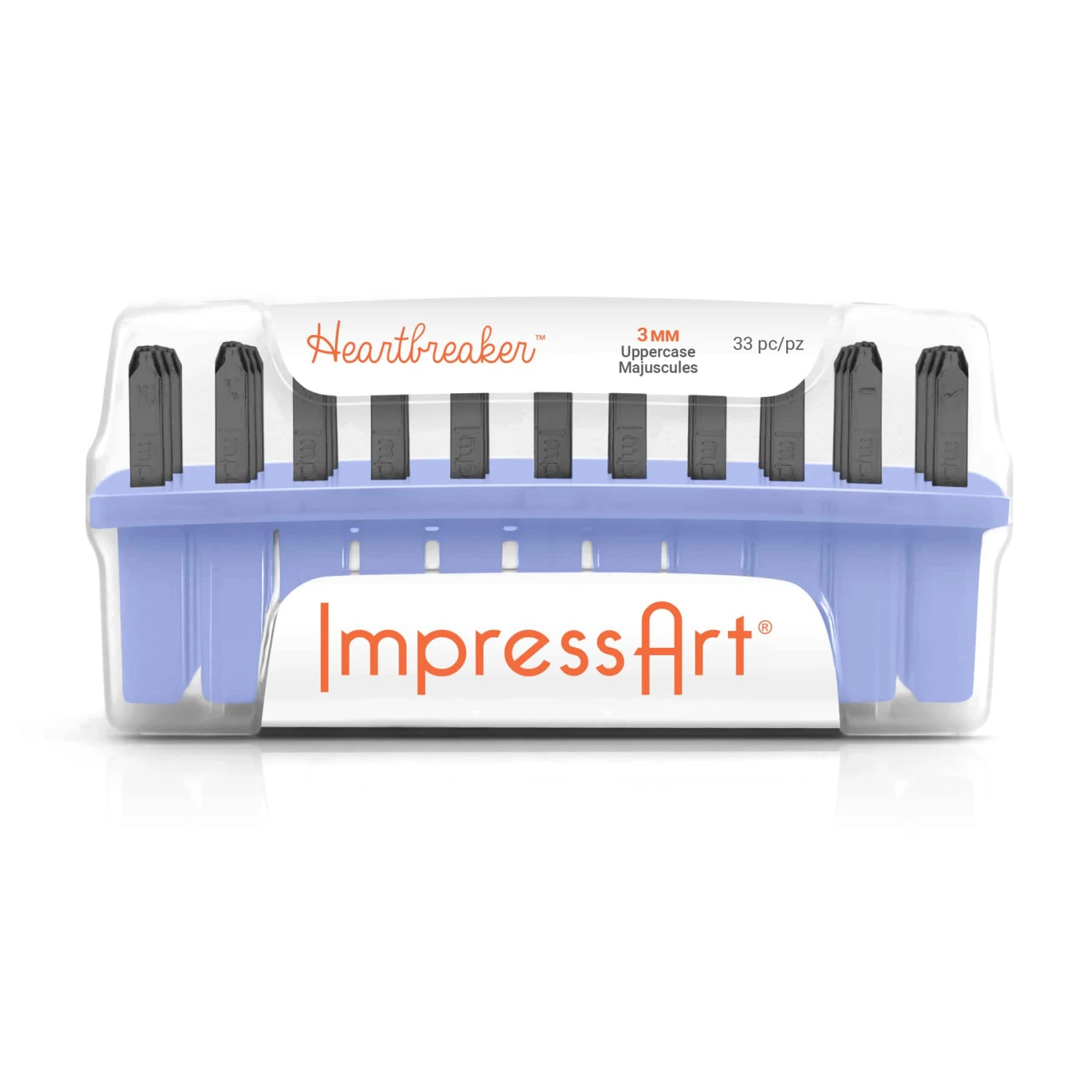 ImpressArt® Heartbreaker™ Uppercase Letter Stamp Set 5 ImpressArt® Heartbreaker™ Uppercase Letter Stamp Set - Image 5