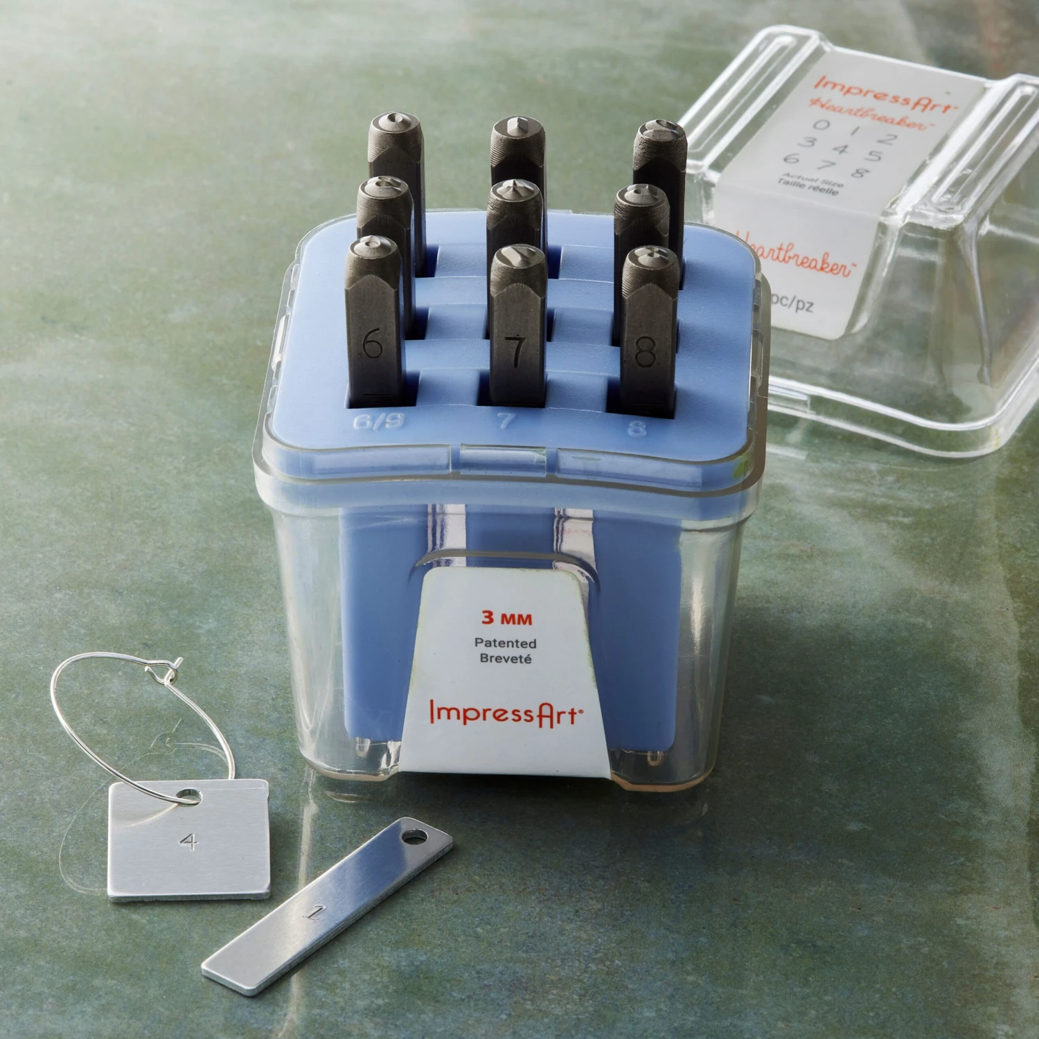 ImpressArt® Heartbreaker™ Numbers Stamp Set 2 ImpressArt® Heartbreaker™ Numbers Stamp Set - Image 2