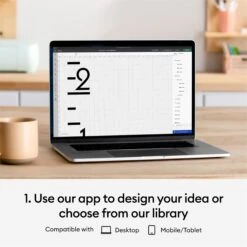 Cricut Explore® 3 - Smart Cutting Machine With Easy Printables™ Sensor -Handmade Supplies Store 10669043 3