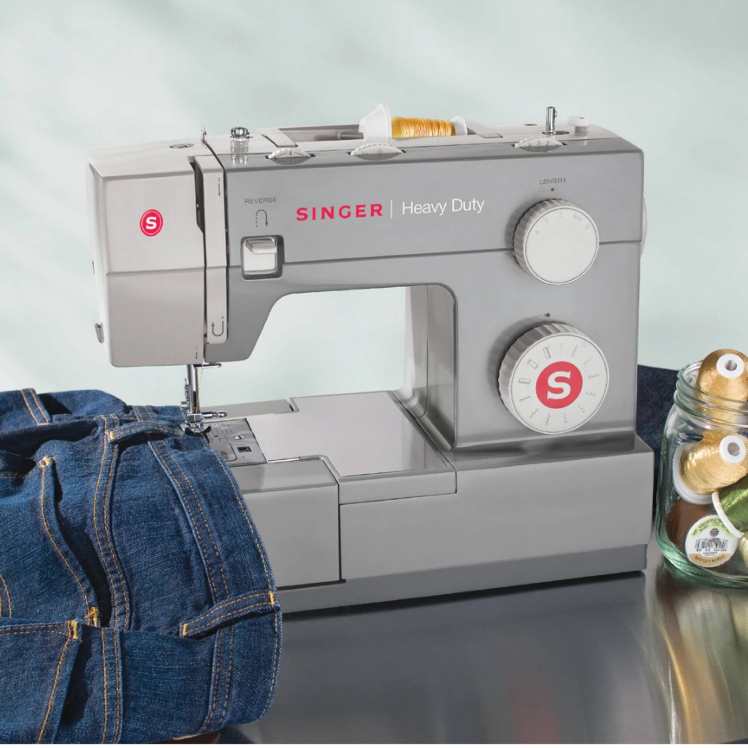 SINGER® Heavy Duty 4411 Mechanical Sewing Machine 2 SINGER® Heavy Duty 4411 Mechanical Sewing Machine - Image 2