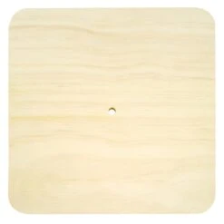 10" Unfinished Wooden Clock By Make Market®