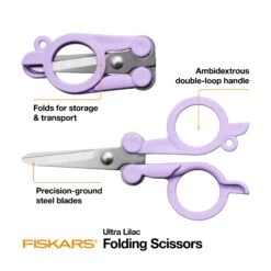 Fiskars® 4" Ultra Lilac Folding Scissors -Handmade Supplies Store 10719811 6