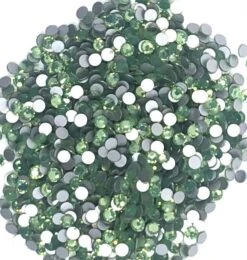 Green Opal- KiraKira Glass Rhinestones By CrystalNinja