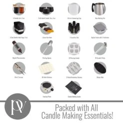 Pavelle Complete Soy Wax Candle Making Kit, Candle Making Supplies For Kids & Adults -Handmade Supplies Store 166732191714208