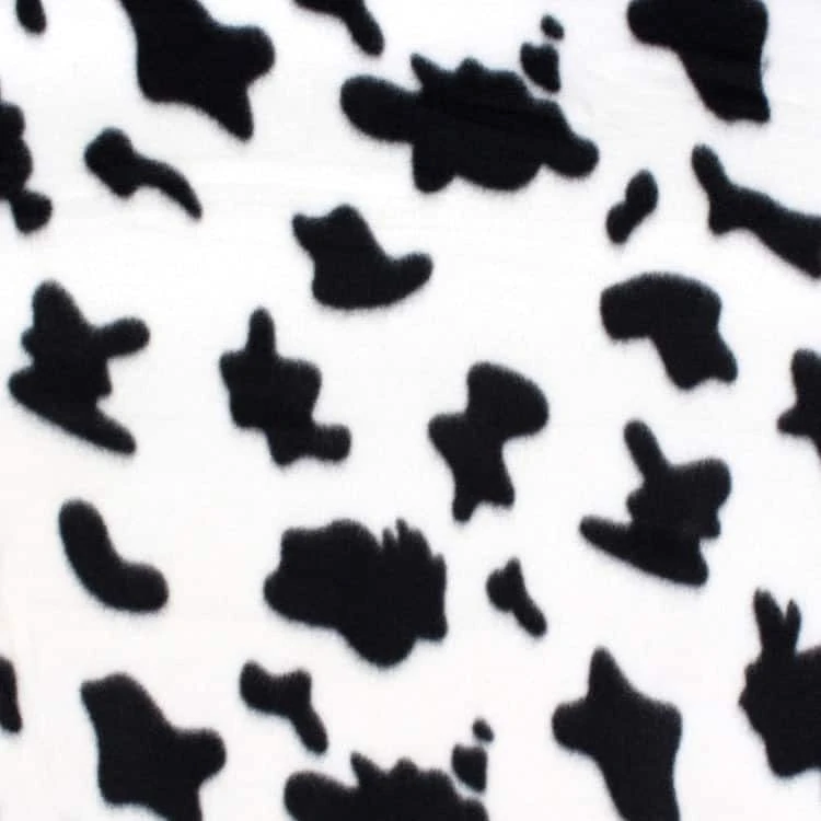 Black & White Cow Fleece 1 Black & White Cow Fleece