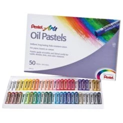Pentel Arts® 50 Color Oil Pastels Set