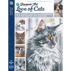 Diamond Art Love Of Cats Painting Charts & Idea Book