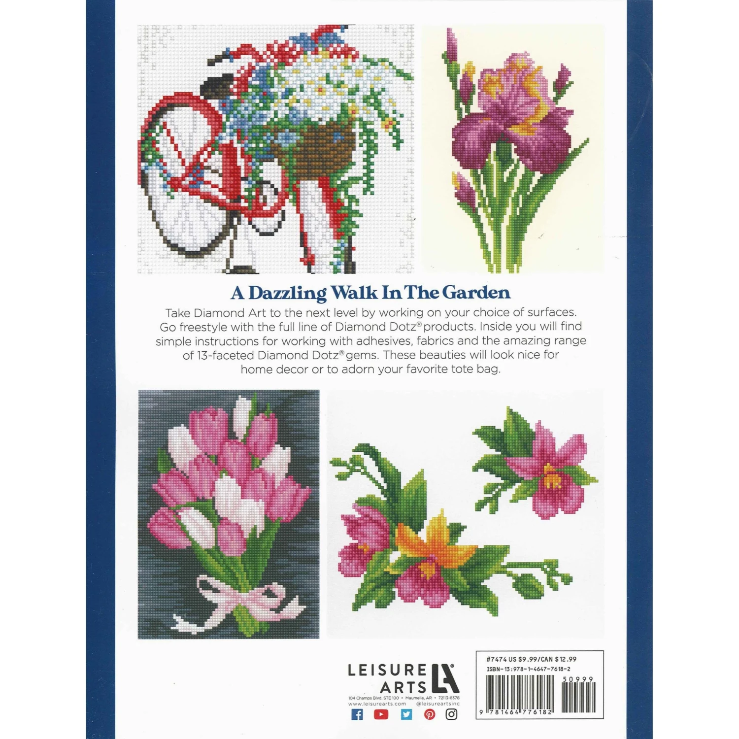 Diamond Art Flowers Painting Charts & Idea Book 2 Diamond Art Flowers Painting Charts & Idea Book - Image 2