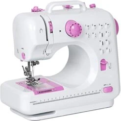 NEX™ Cute Pink Modern Crafting Sewing Machine With 12 Built-In Stitches