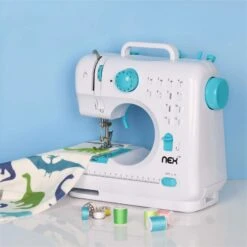 NEX™ Indigo Blue Modern Crafting Sewing Machine With 12 Built-In Stitches -Handmade Supplies Store D446222S 7