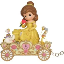 Precious Moments Disney® 4.25" Age 5 A Beauty To Behold Birthday Parade Figurine